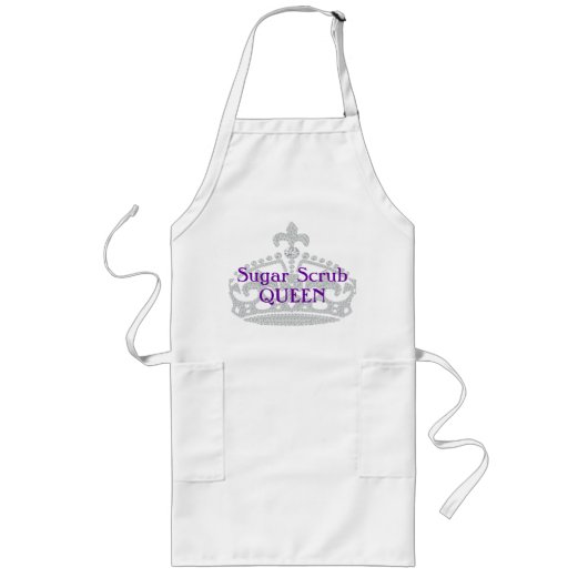 Sugar Scrub Queen Princess Crown Lang Schort (Voorkant)