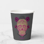 Sugar Skull 1.0 Papieren Bekers (Achterkant)