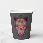 Sugar Skull 1.0 Papieren Bekers (Voorkant)