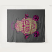 Sugar Skull 1.0 Wandkleed (Voorkant (horizontaal))