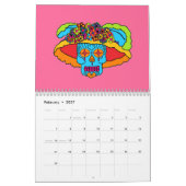 Sugar Skull-agenda Kalender (Feb 2027)