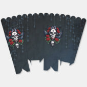 Sugar Skull Angel met Rozen. Bedankdoosjes (Ongevouwen)