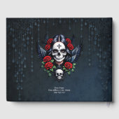 Sugar Skull Angel met Rozen. Gastenboek (Achterkant)