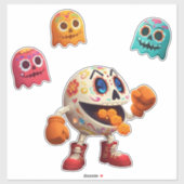 Sugar Skull Arcade Sticker (Vel)