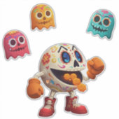 Sugar Skull Arcade Sticker (Voorkant)