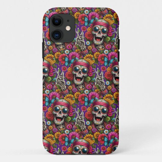 Sugar Skull Art - Artful Remembrance Vredesteken Case-Mate iPhone Case (Achterkant)