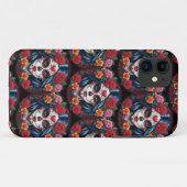 Sugar Skull Art - Artistiek hiernamaals Case-Mate iPhone Case (Achterkant (horizontaal))