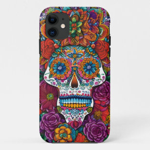 Sugar Skull Art - betoverende schoonheid Case-Mate iPhone Case