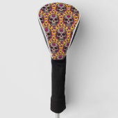 Sugar Skull Art - Bliksem slaat tweemaal toe Golfheadcover (Voorkant)