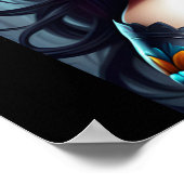 Sugar Skull Art - Bloeiende schoonheid Poster (Hoek)