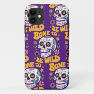 Sugar Skull Art - Bone To Be Wild Case-Mate iPhone Case
