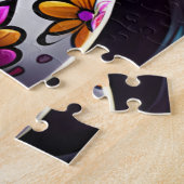 Sugar Skull Art - Culturele Schoonheid Legpuzzel (Zijkant)