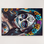 Sugar Skull Art - Culturele Schoonheid Legpuzzel (Horizontaal)
