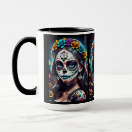 Sugar Skull Art - Culturele Schoonheid Mok