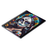 Sugar Skull Art - Culturele Schoonheid Notitieboek (Linkerzijde)
