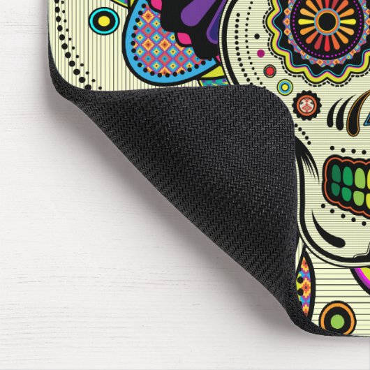 Sugar Skull Art - Dag van de dode mousepad Muismat (Hoek)