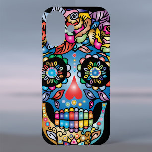 Sugar Skull Art, Dag van de Doden iPhone 16 Hoesje
