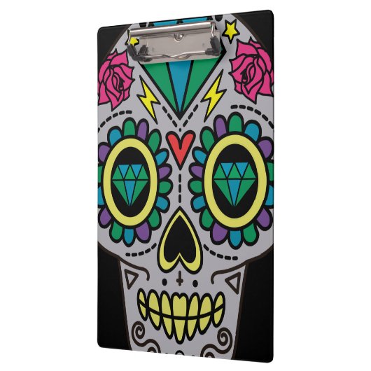 Sugar Skull Art, Dag van de Doden Klembord (Links)