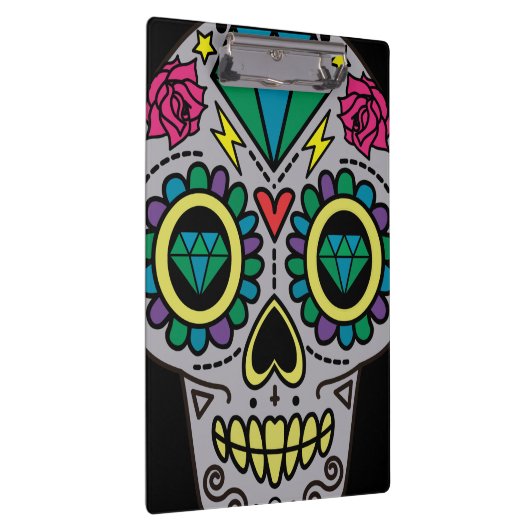 Sugar Skull Art, Dag van de Doden Klembord (Rechts)