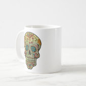 Sugar Skull Art, Dag van de Doden Koffiemok (Voorkant links)