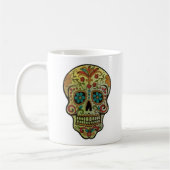 Sugar Skull Art, Dag van de Doden Koffiemok (Links)