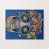 Sugar Skull Art, Dag van de Doden Legpuzzel (Horizontaal)