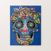 Sugar Skull Art, Dag van de Doden Legpuzzel (Verticaal)