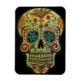 Sugar Skull Art, Dag van de Doden Magneet