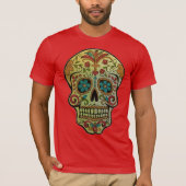 Sugar Skull Art, Dag van de Doden T-shirt (Voorkant)