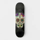 Sugar Skull Art - Dag van de dood Persoonlijk Skateboard (Voorkant)