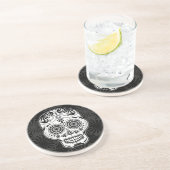 Sugar Skull Art - Dag van het dode onderzetter (Zijkant)