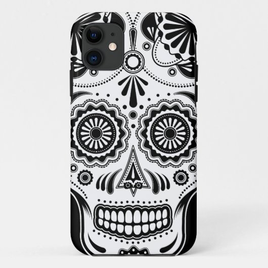 Sugar Skull Art Day of the Dead iPhone5 Hoesje (Achterkant)