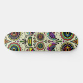 Sugar Skull Art Day van de doden Persoonlijk Skateboard (Horizontaal)