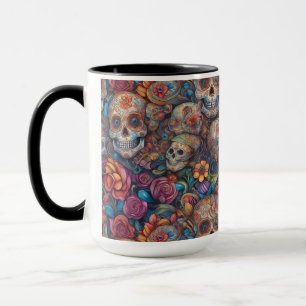 Sugar Skull Art - De dag van de doden Mok