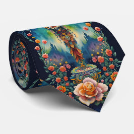 Sugar Skull Art - Dia de los Muertos Stropdas