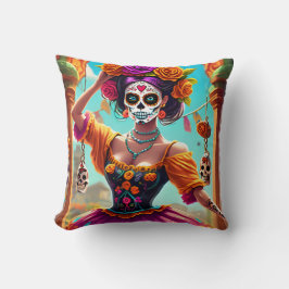 Sugar Skull Art - Een portret van de traditie Kussen