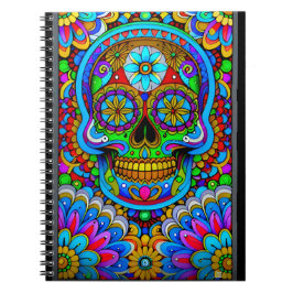Sugar Skull Art - Een spectrum van geesten Notitieboek