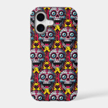 Sugar Skull Art - elektrische dag van de doden