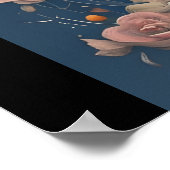 Sugar Skull Art - Feestelijke Dag van de Doden Poster (Hoek)