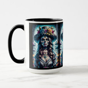 Sugar Skull Art - Feestelijke geest Mok