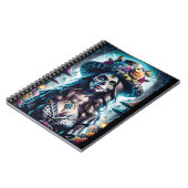 Sugar Skull Art - Feestelijke geest Notitieboek (Linkerzijde)