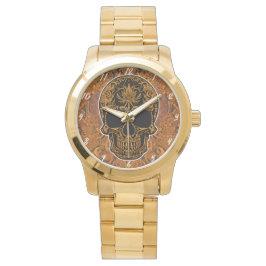 Sugar Skull Art - Fiesta van de Doden Horloge