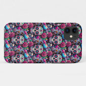 Sugar Skull Art - Floral Immortality Case-Mate iPhone Case (Achterkant (horizontaal))