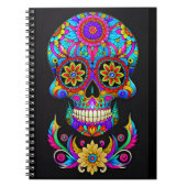 Sugar Skull Art - Folklore in kleur Notitieboek (Voorkant)