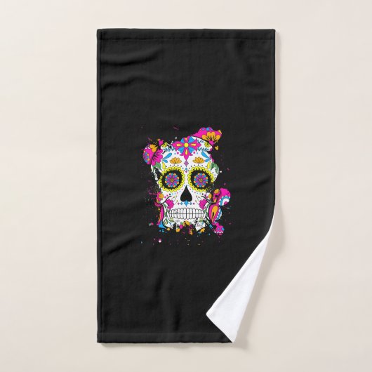 Sugar Skull Art Handdoek (Handdoek)