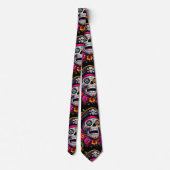 Sugar Skull Art - Jolly Pirate Skull Stropdas (Achterkant)