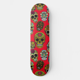 Sugar Skull Art kleurrijk patroon Persoonlijk Skateboard