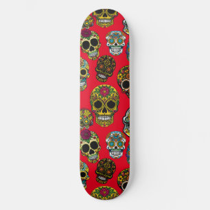 Sugar Skull Art kleurrijk patroon Persoonlijk Skateboard