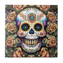Sugar Skull Art - Kleurrijke Mexicaanse viering