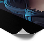 Sugar Skull Art - kleurrijke uitdrukkingen Poster (Hoek)